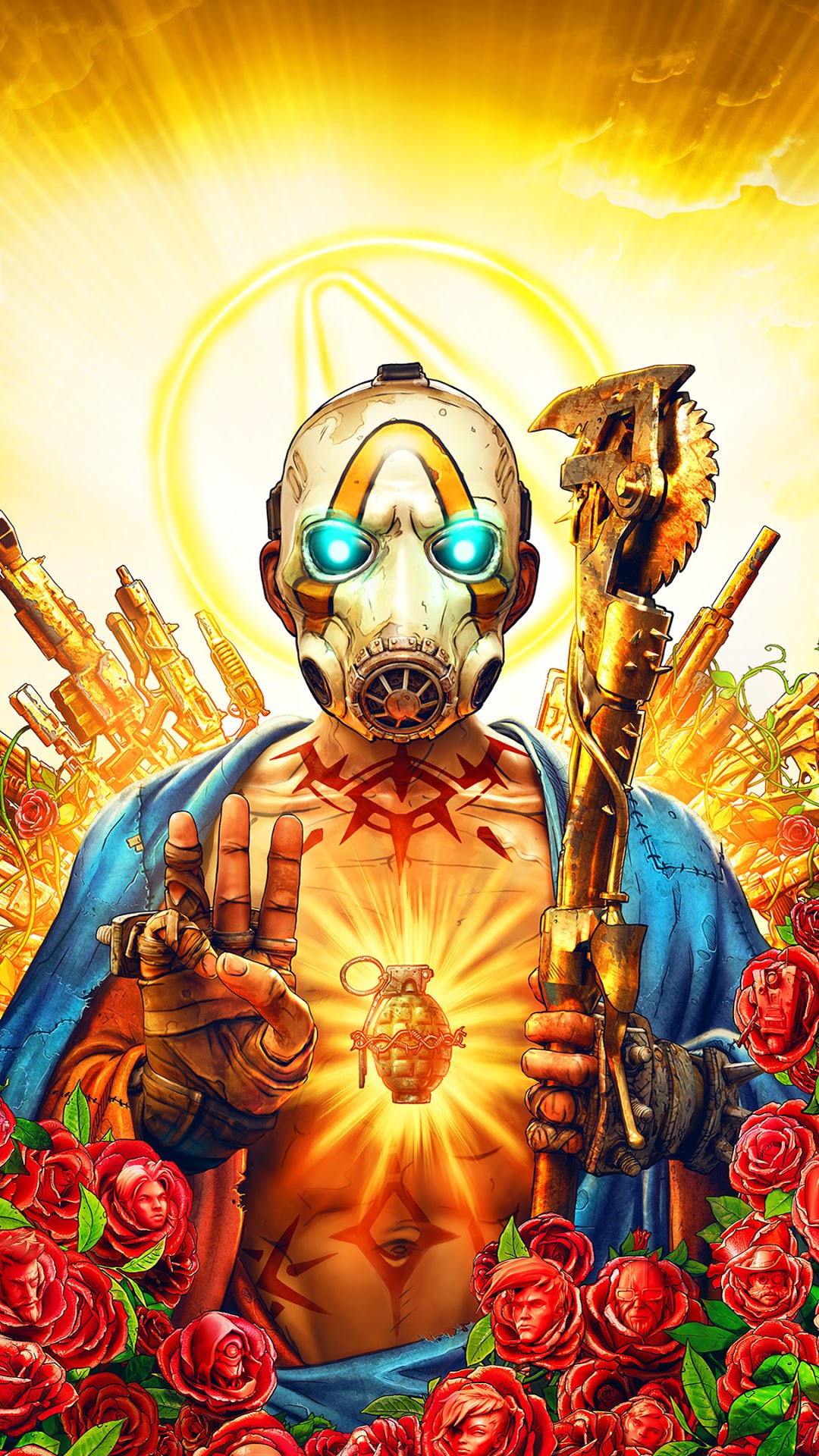 Psycho from Borderlands 3 HD Phone Wallpaper