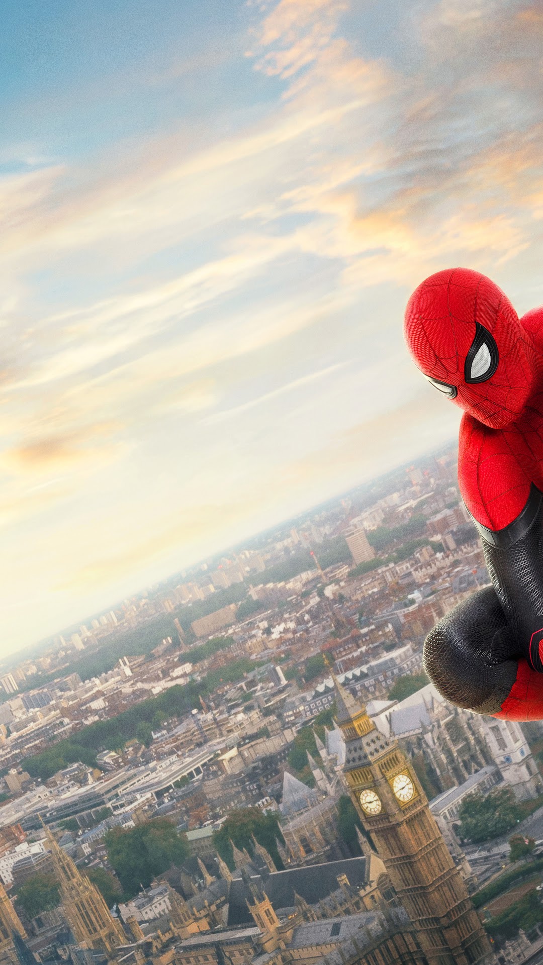 Spider-Man from Spider-Man: Far From Home in London HD Phone Wallpaper