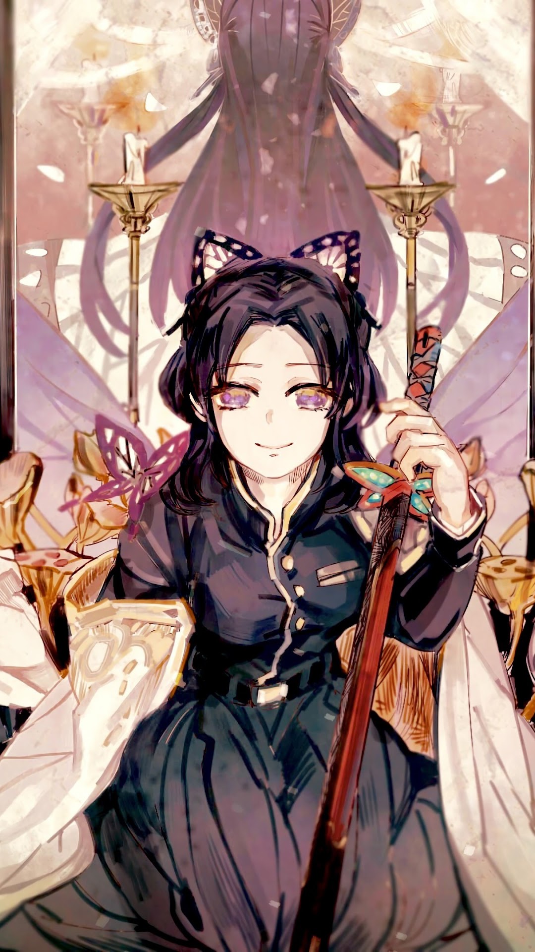Kimetsu no Yaiba Shinobu Kanae Kanao HD Phone Wallpaper