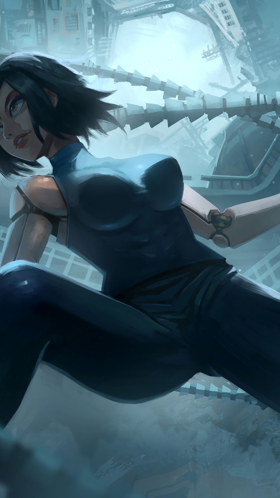 Alita from Alita: Battle Angel HD Phone Wallpaper