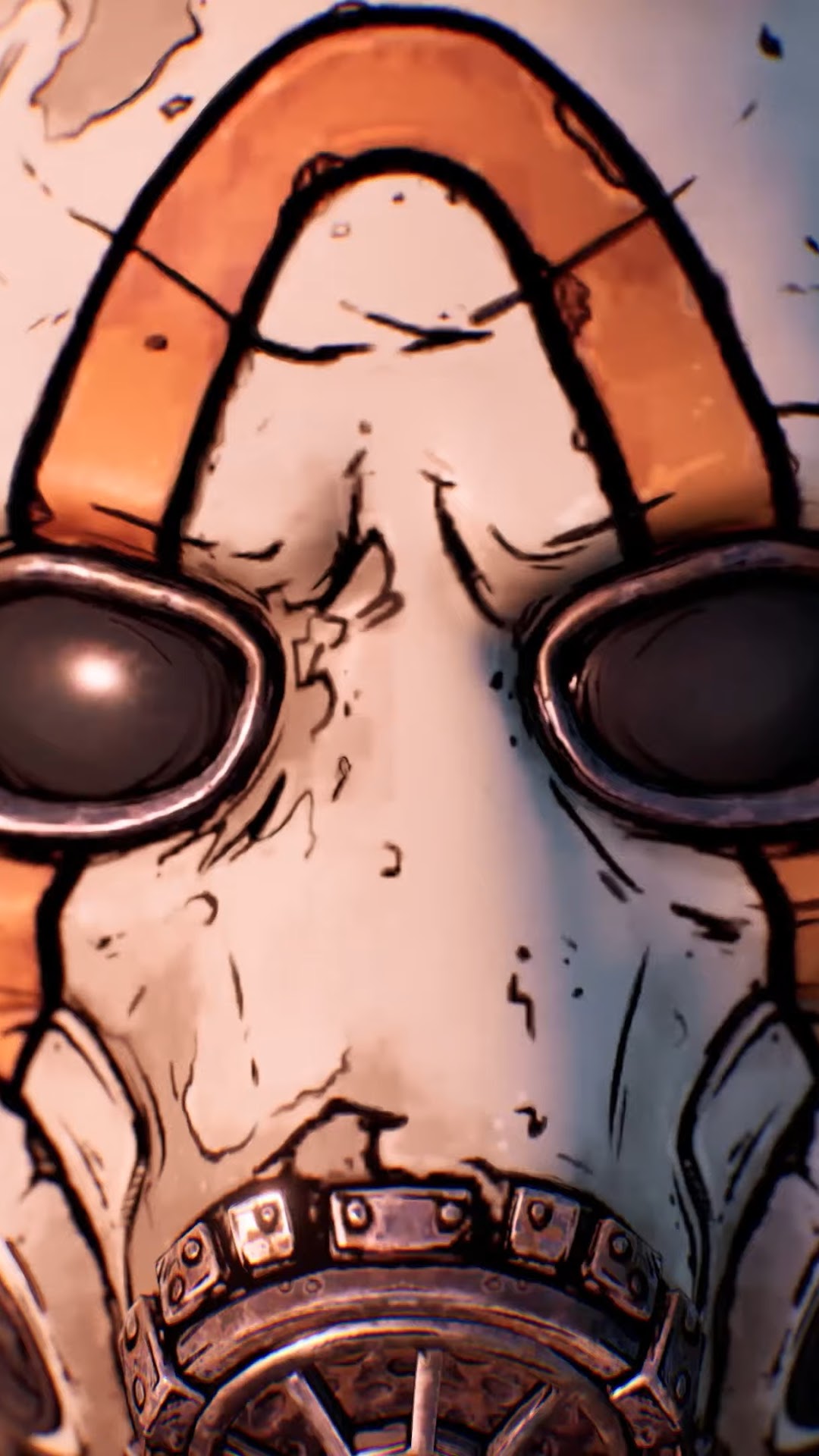 Psycho mask from Borderlands 3 HD Phone Wallpaper