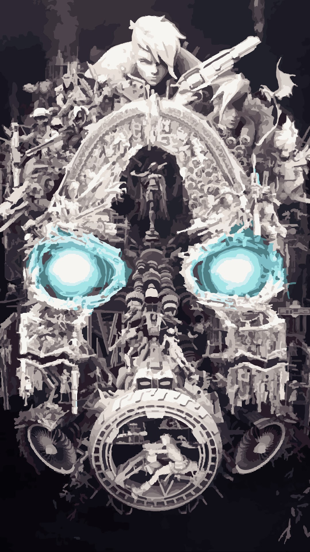 Borderlands 3 Psycho Mask HD Phone Wallpaper