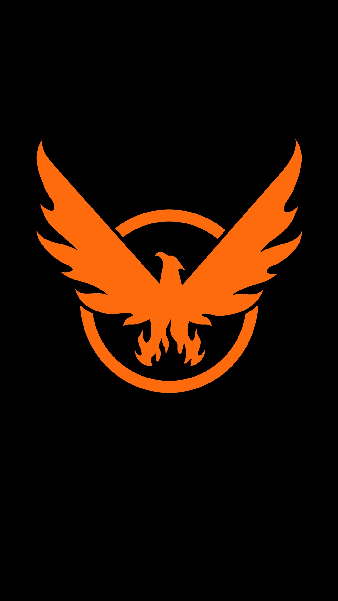 The Division 2 Phoenix Logo HD Phone Wallpaper
