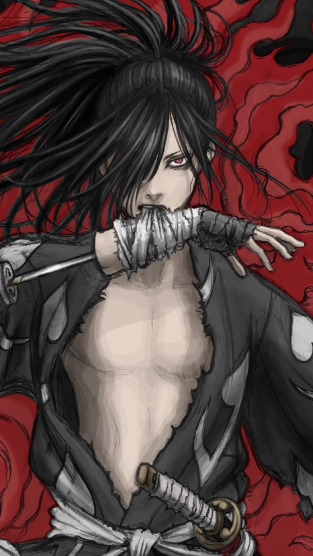 Hyakkimaru from Dororo HD Phone Wallpaper