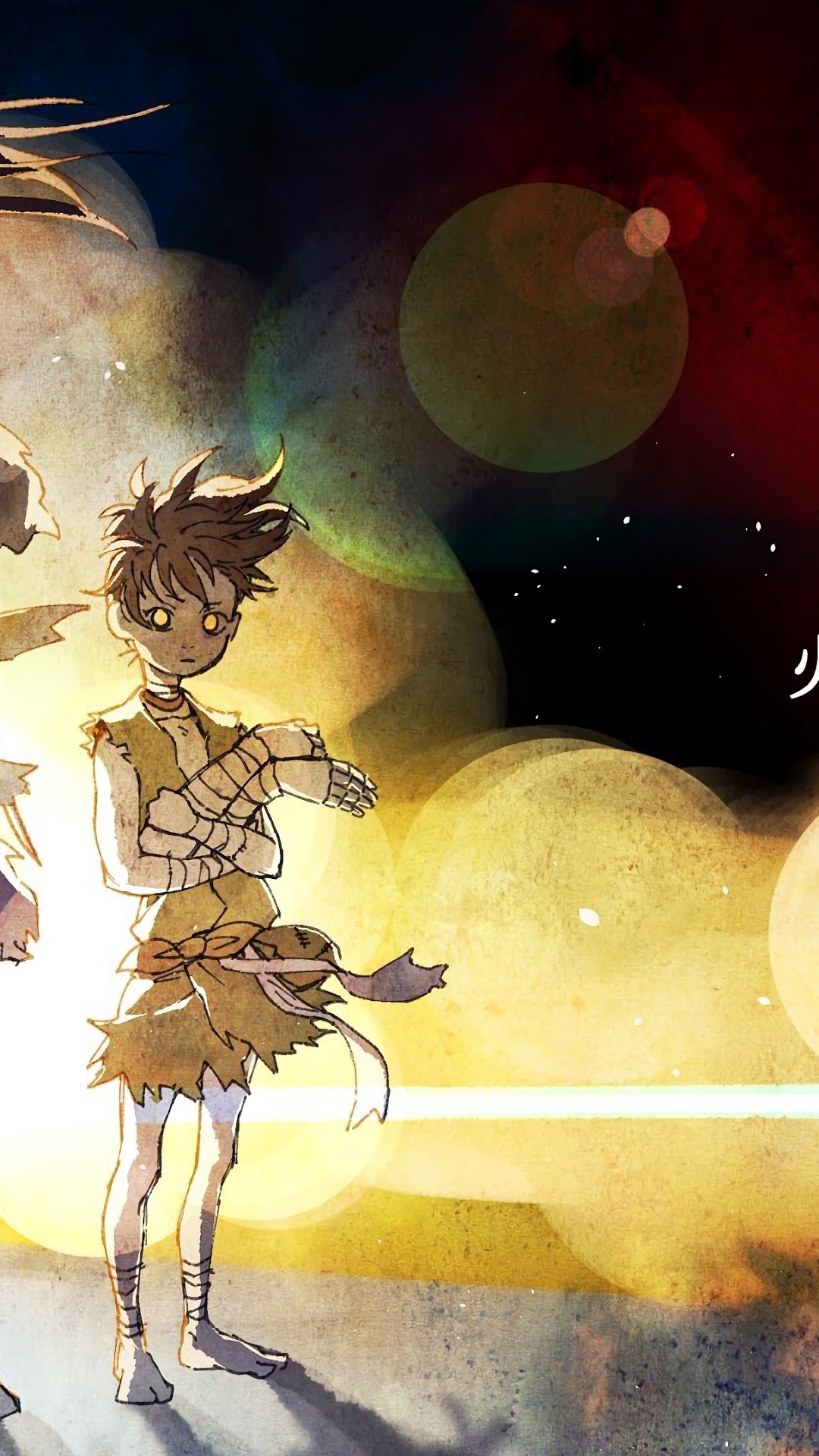 Hyakkimaru and Dororo from Dororo HD Phone Wallpaper