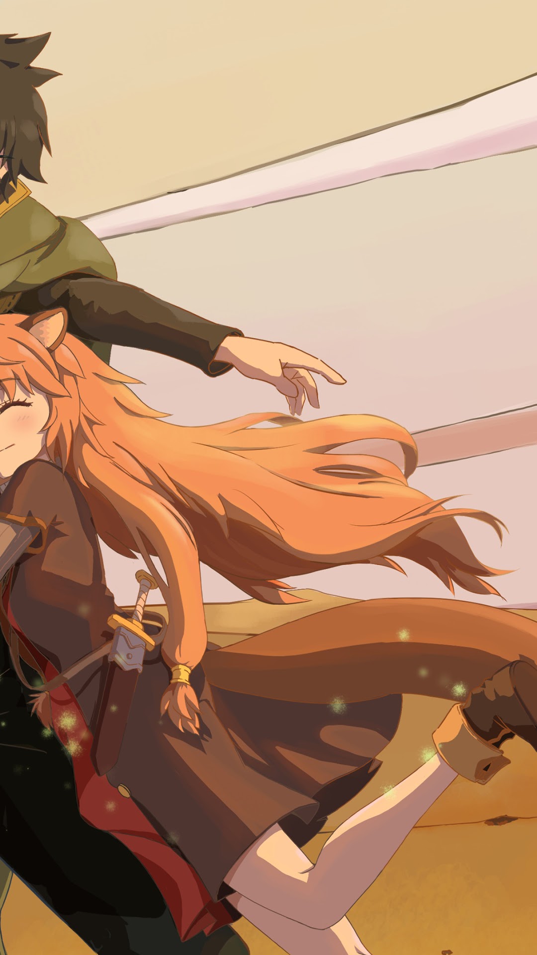 Raphtalia and Naofumi from The Rising of the Shield Hero HD Phone Wallpaper