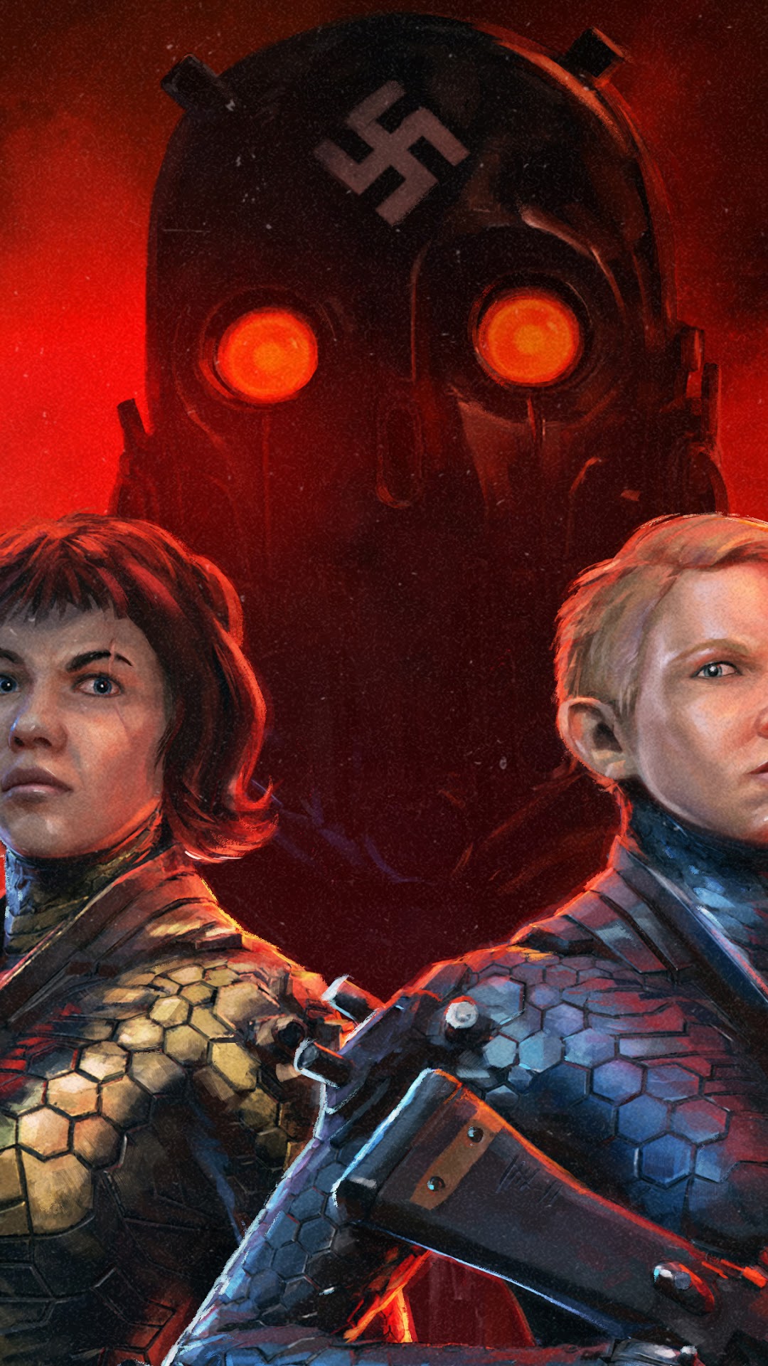 Wolfenstein Youngblood Jessica and Sophia Blazkowicz HD Phone Wallpaper