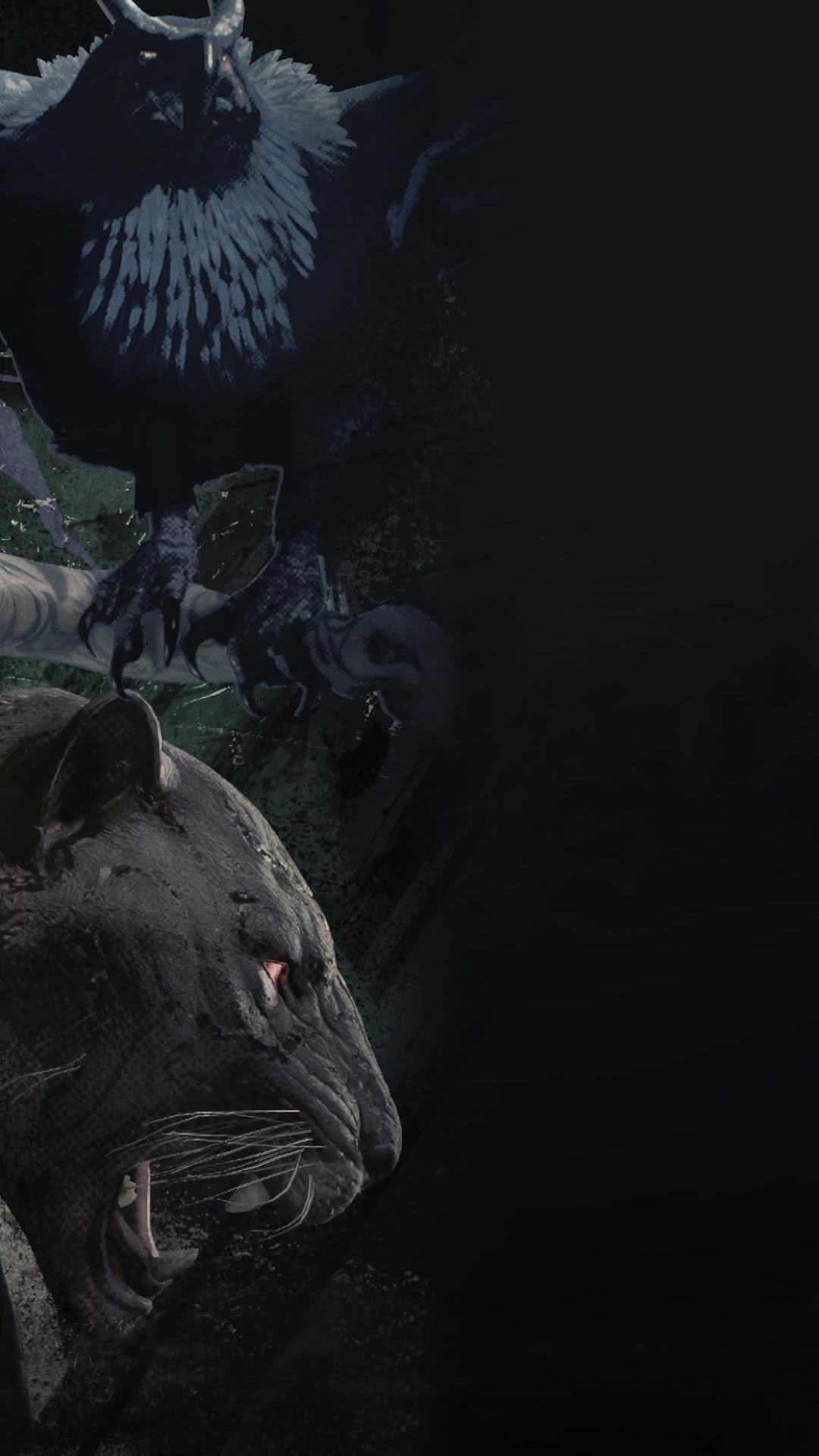 Devil May Cry 5 V and Black Panther HD Phone Wallpaper