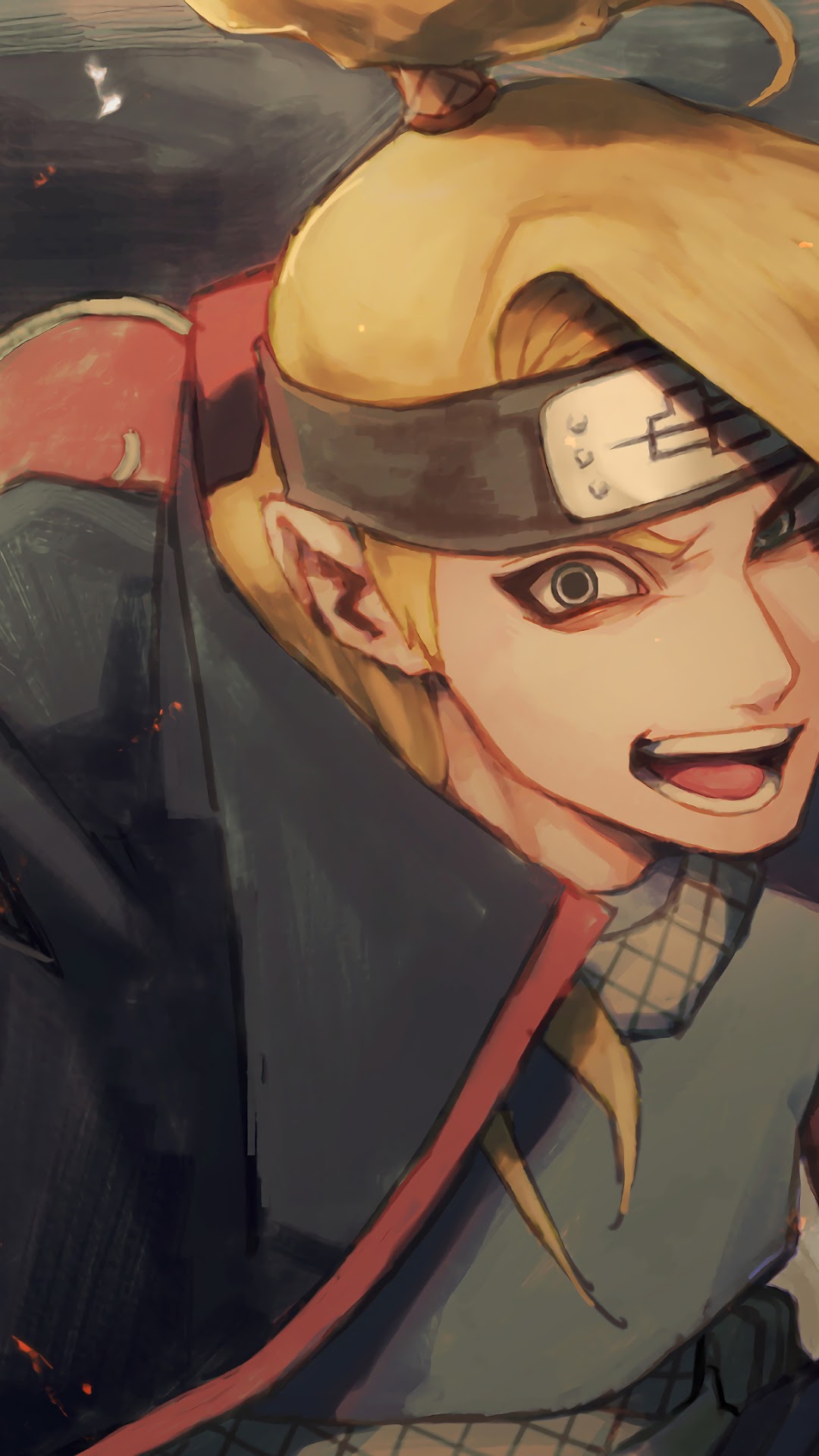 Deidara from Akatsuki HD Phone Wallpaper