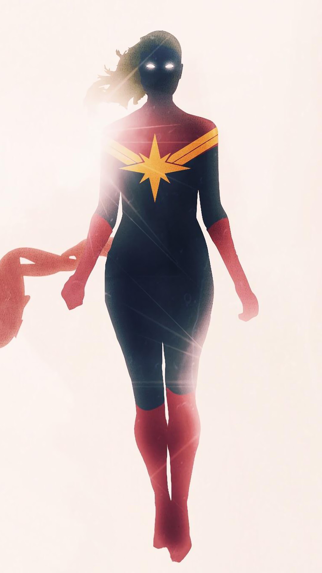 Captain Marvel from Marvel Comics HD Phone Wallpaper