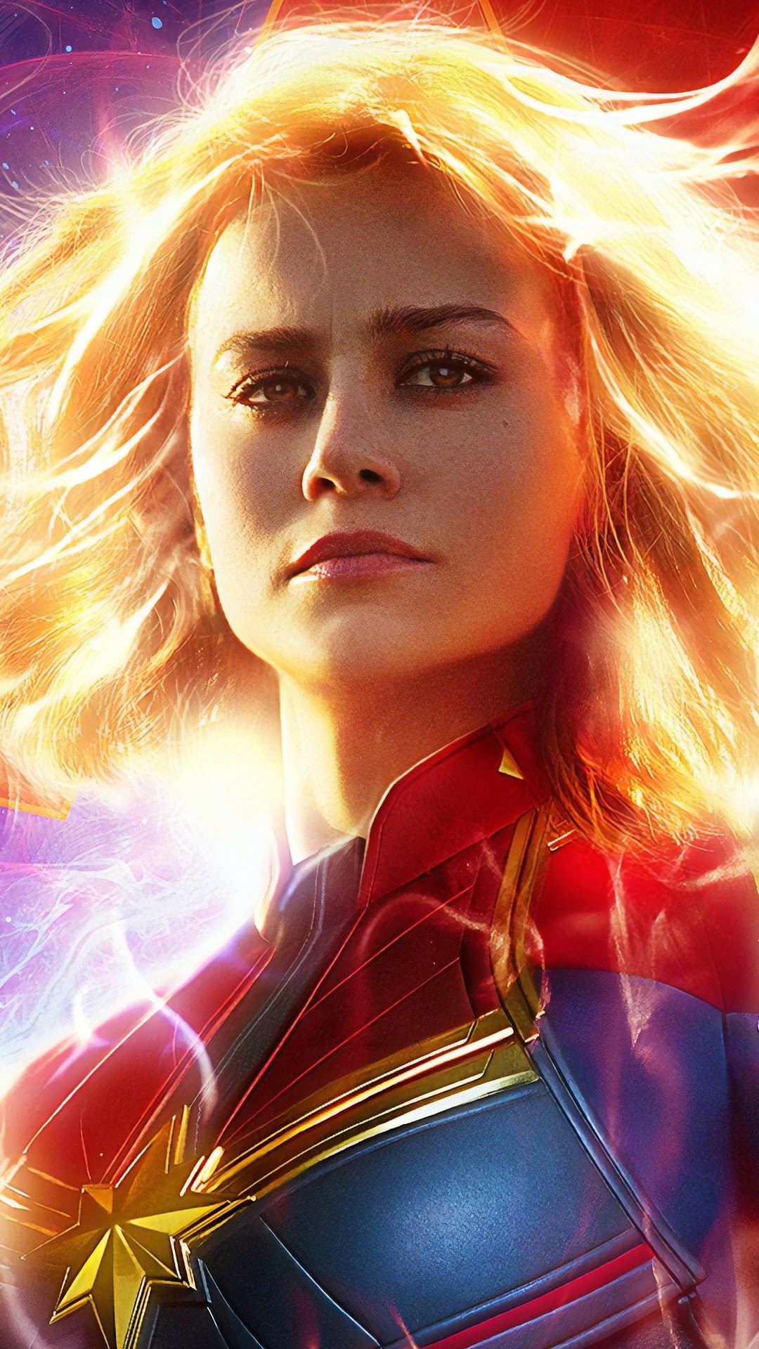 Captain Marvel from Movie HD Phone Wallpaper