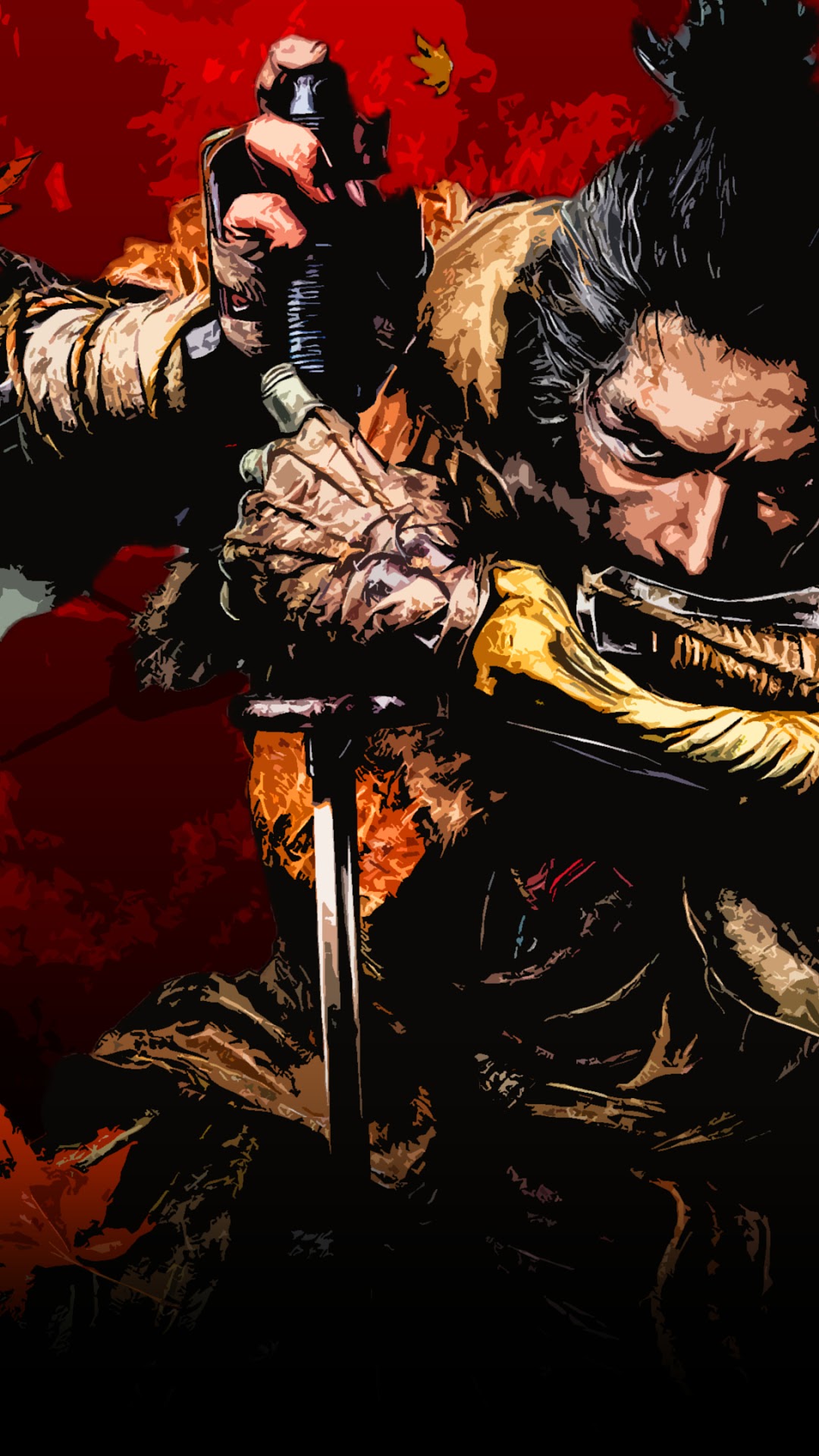 Sekiro: Shadows Die Twice character art HD Phone Wallpaper