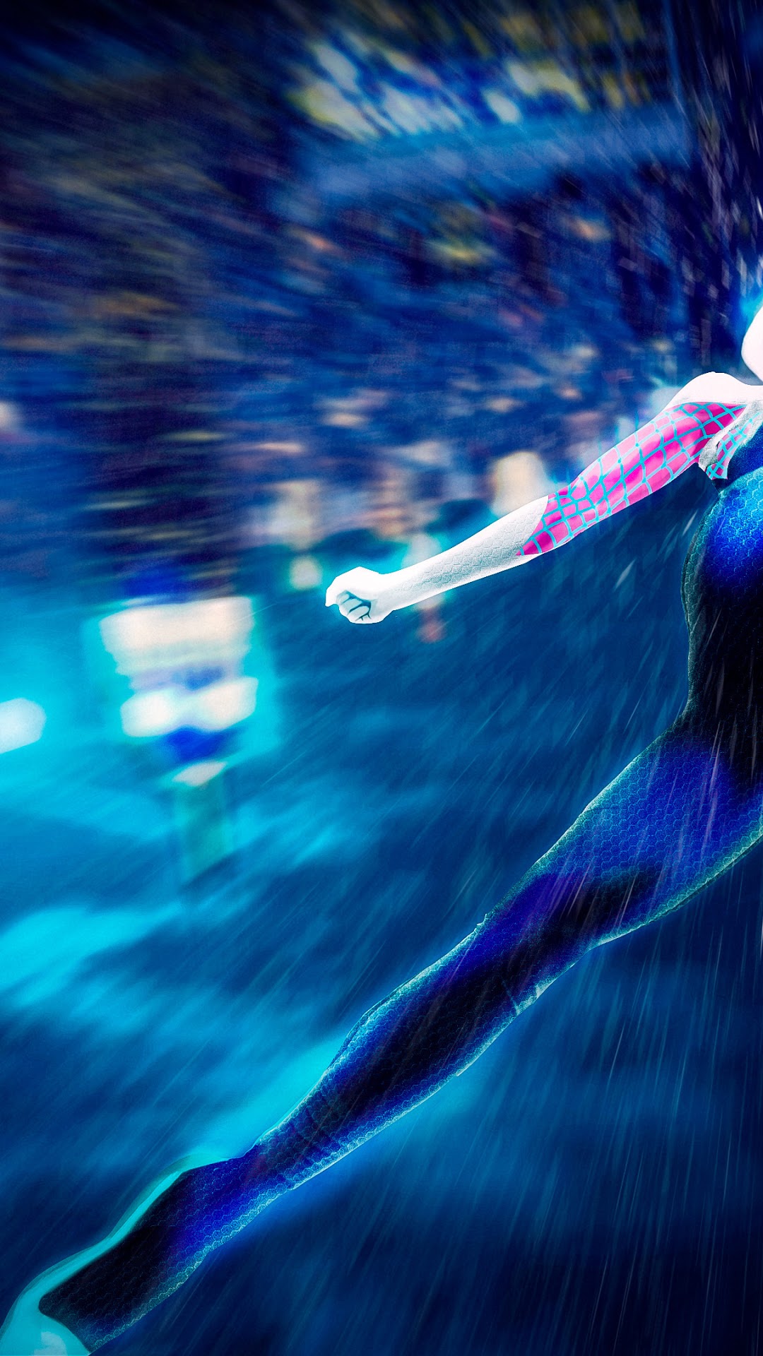 Spider-Gwen from Spider-Man: Into the Spider-Verse HD Phone Wallpaper