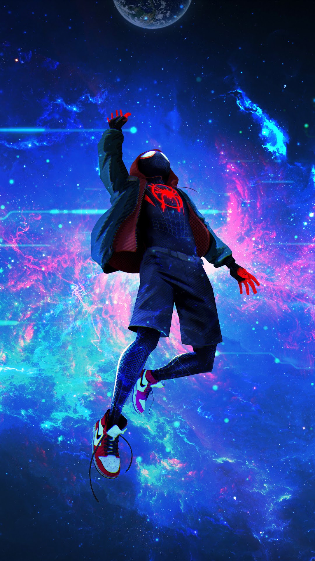 Miles Morales Spider-Man Into the Spider-Verse HD Phone Wallpaper
