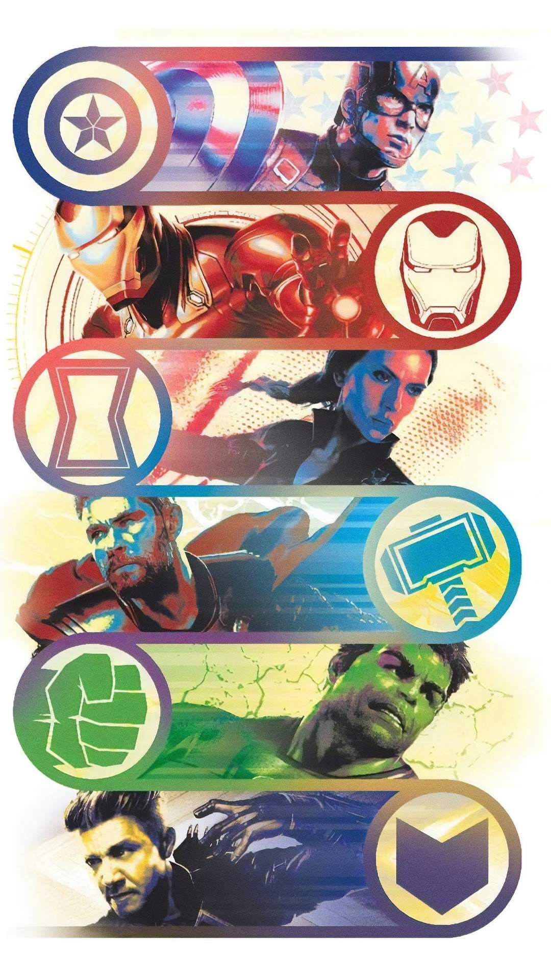 Avengers: Endgame Characters Montage HD Phone Wallpaper