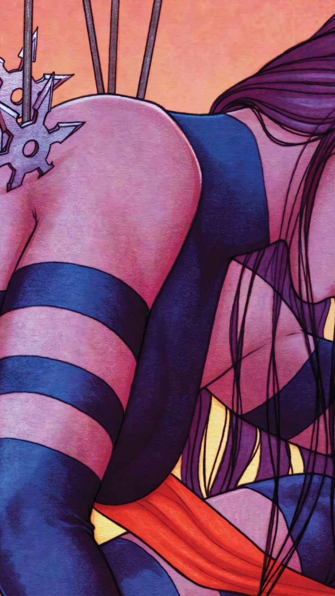 Psylocke from X-Men HD Phone Wallpaper