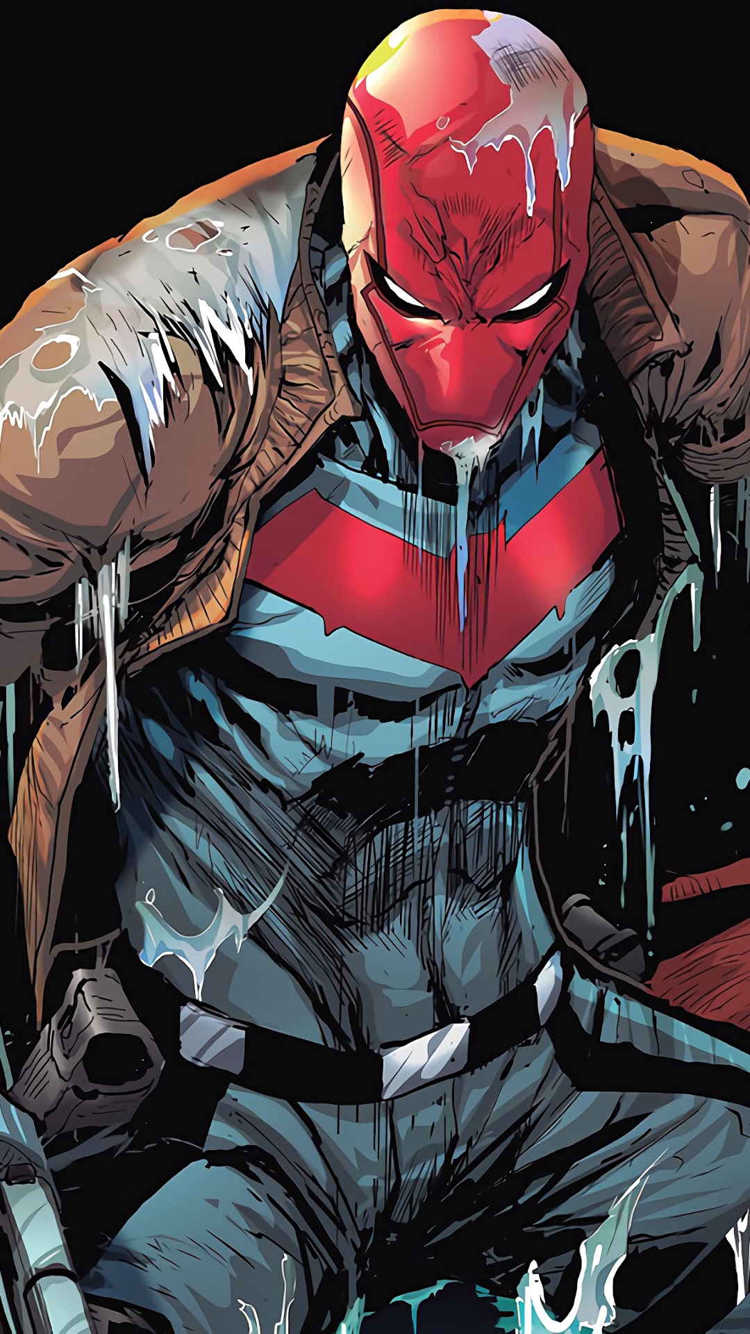 Red Hood from DC Comics HD Phone Wallpaper
