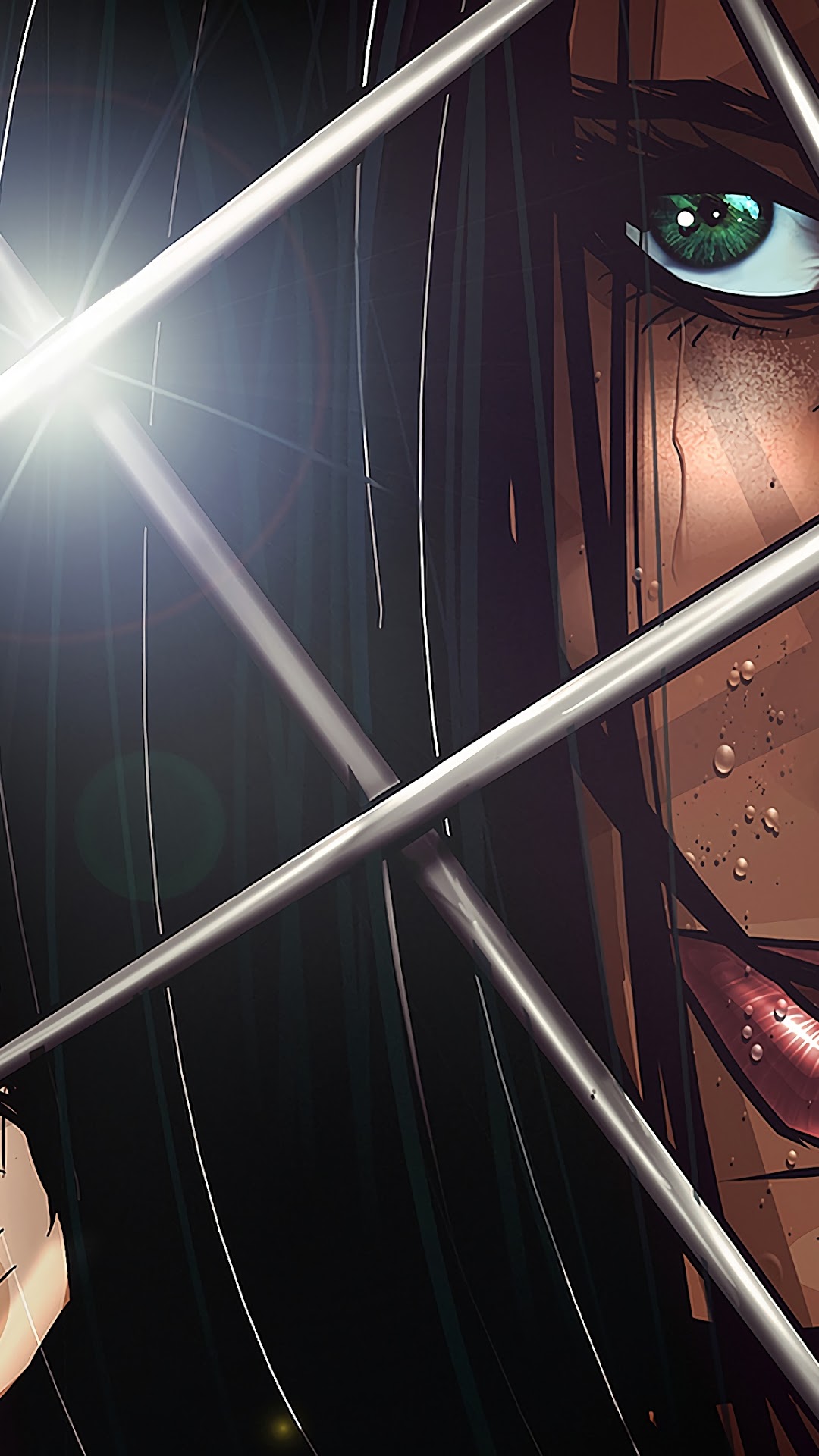 X-23 behind bars HD Phone Wallpaper