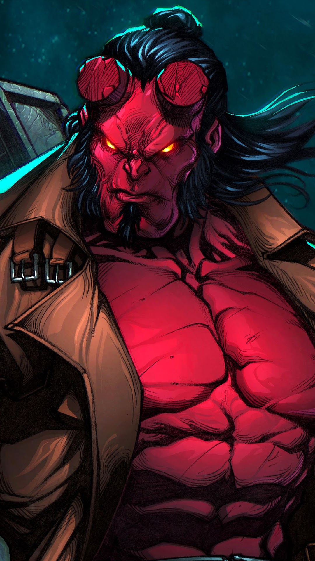 Hellboy from Comics HD Phone Wallpaper