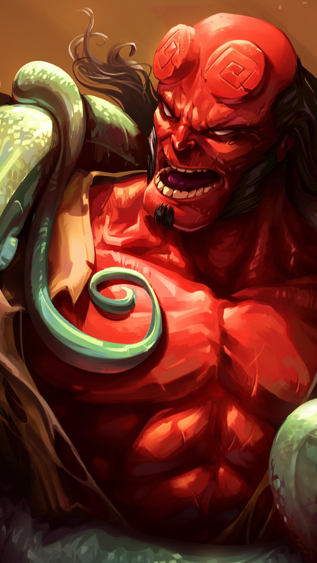 Hellboy from Comics HD Phone Wallpaper