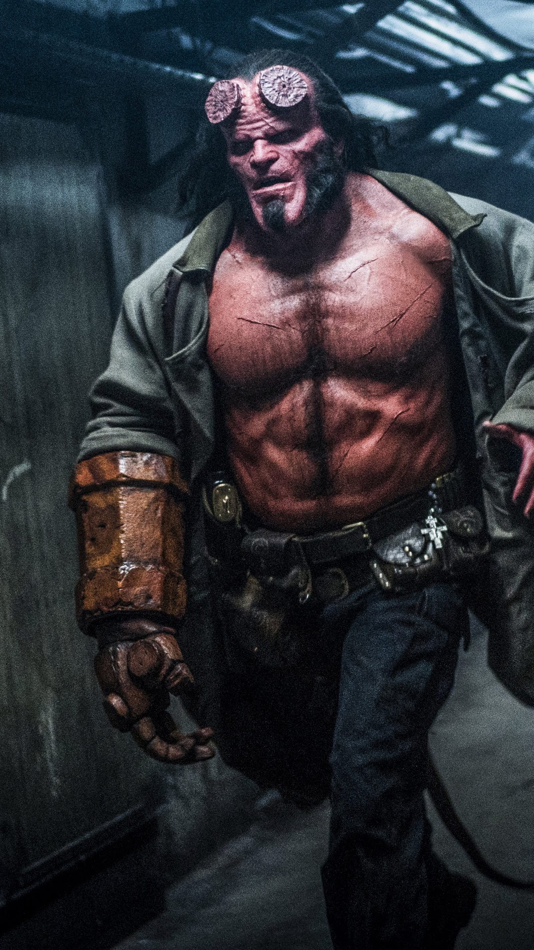 Hellboy from Hellboy (2019) HD Phone Wallpaper