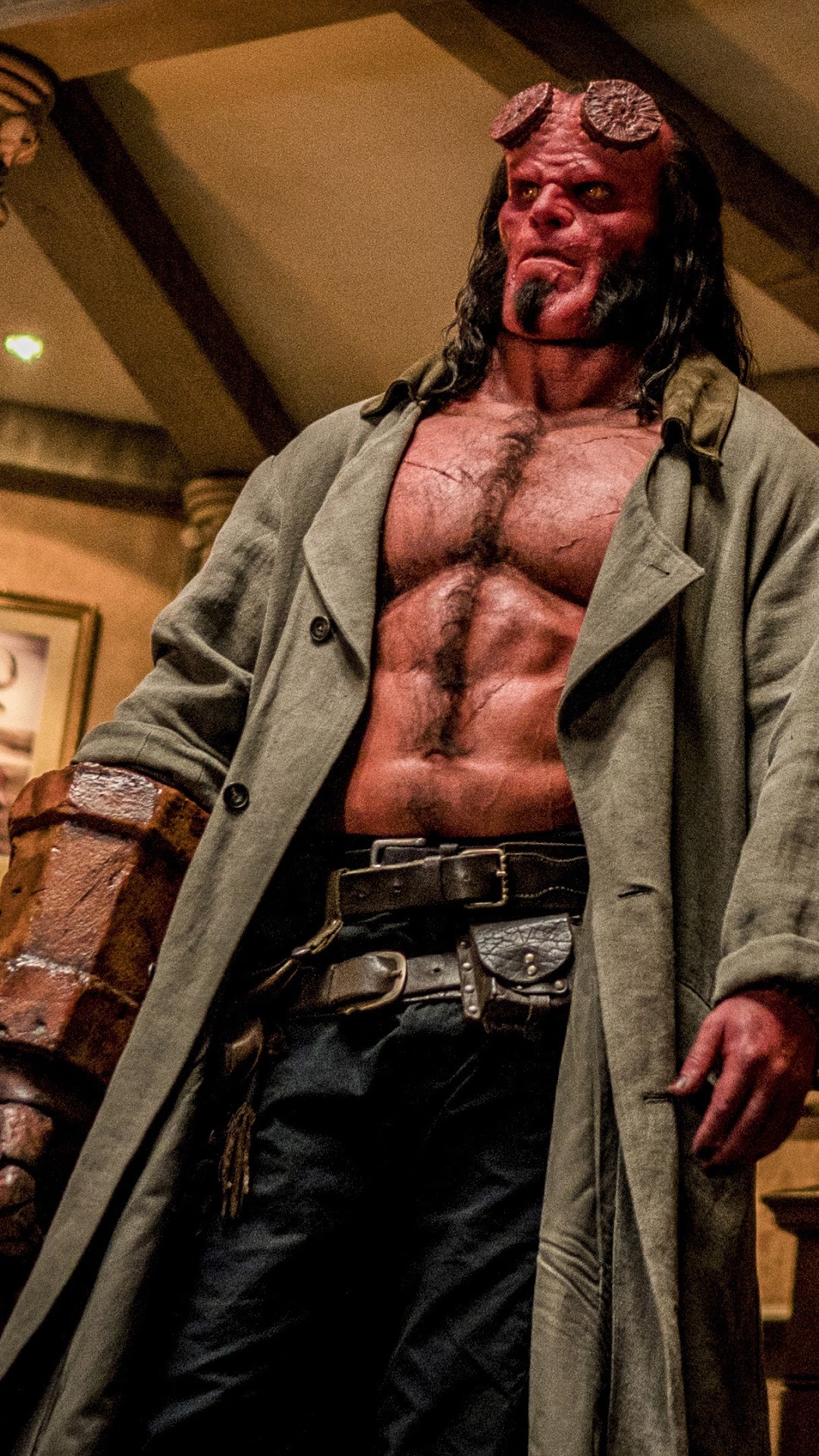 Hellboy from Hellboy (2019) HD Phone Wallpaper