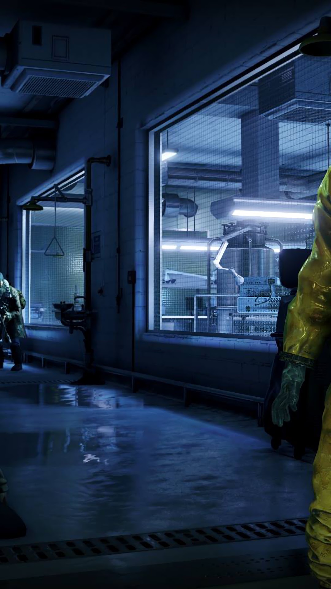 World War Z zombies in a laboratory HD Phone Wallpaper