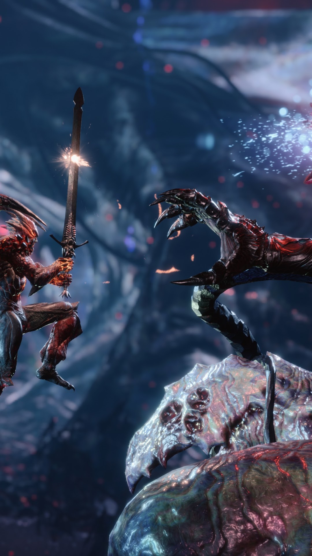 Dante from Devil May Cry 5 in Devil Trigger HD Phone Wallpaper