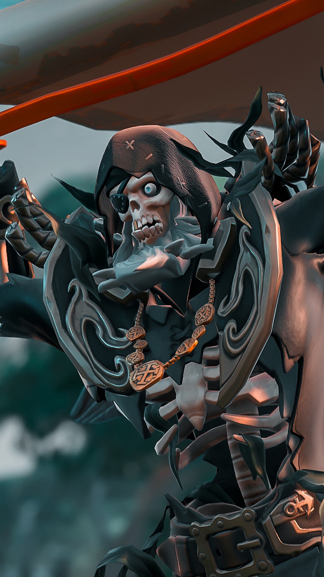 Blackheart from Fortnite Battle Royale, Stage 4 HD Phone Wallpaper