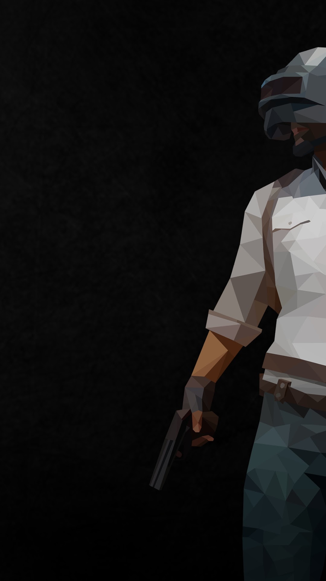 PlayerUnknown's Battlegrounds character with gun HD Phone Wallpaper
