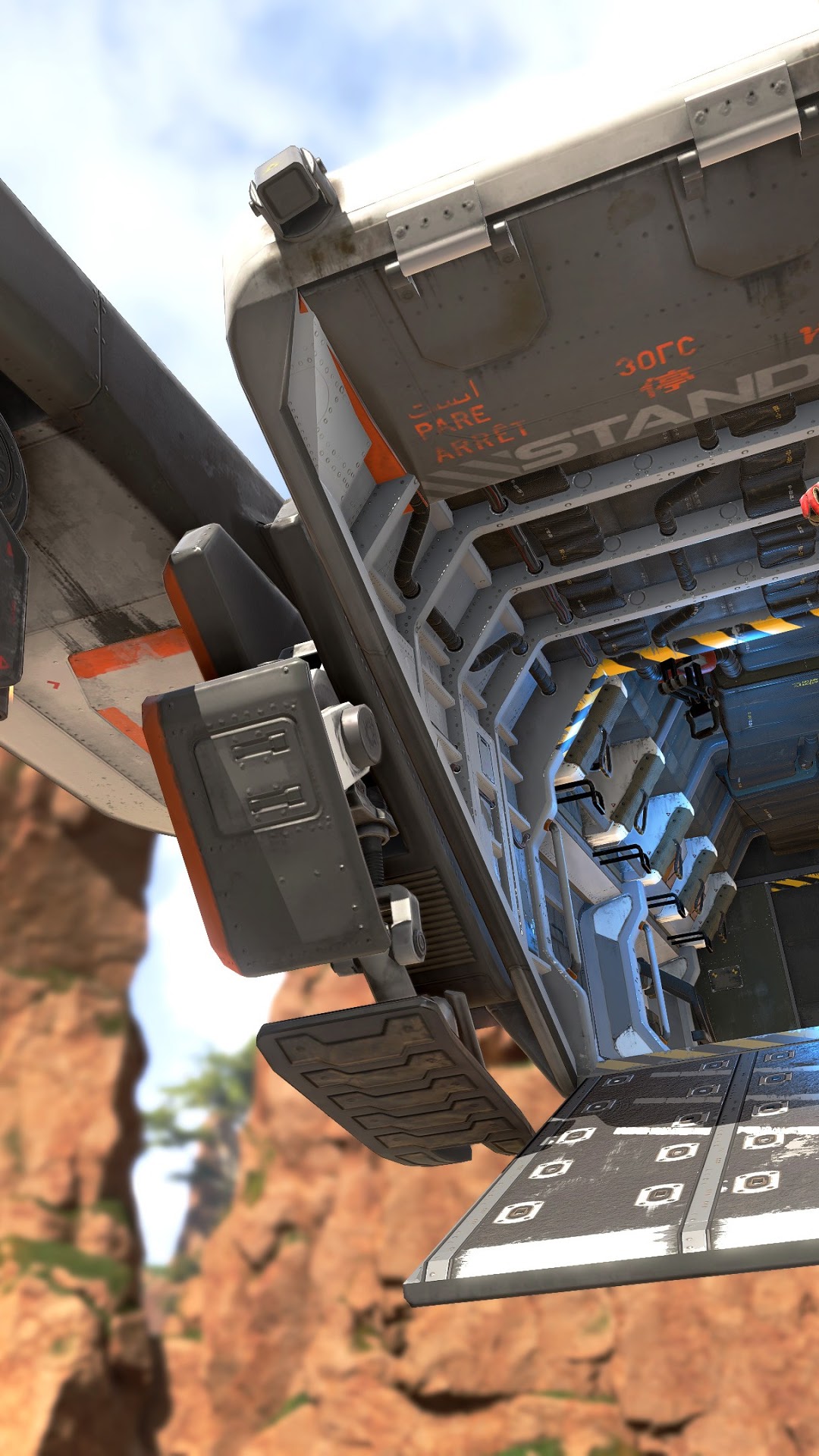 Apex Legends dropship interior HD Phone Wallpaper