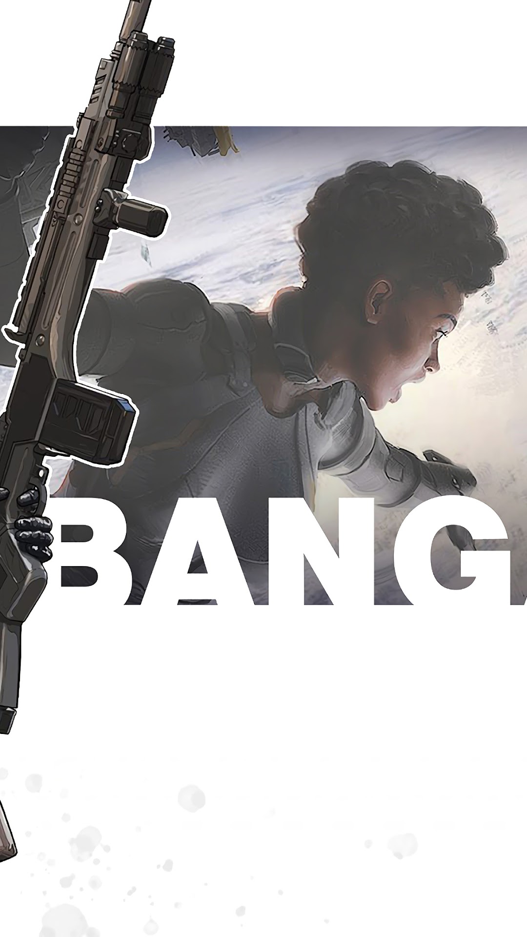 Bangalore from Apex Legends in space HD Phone Wallpaper