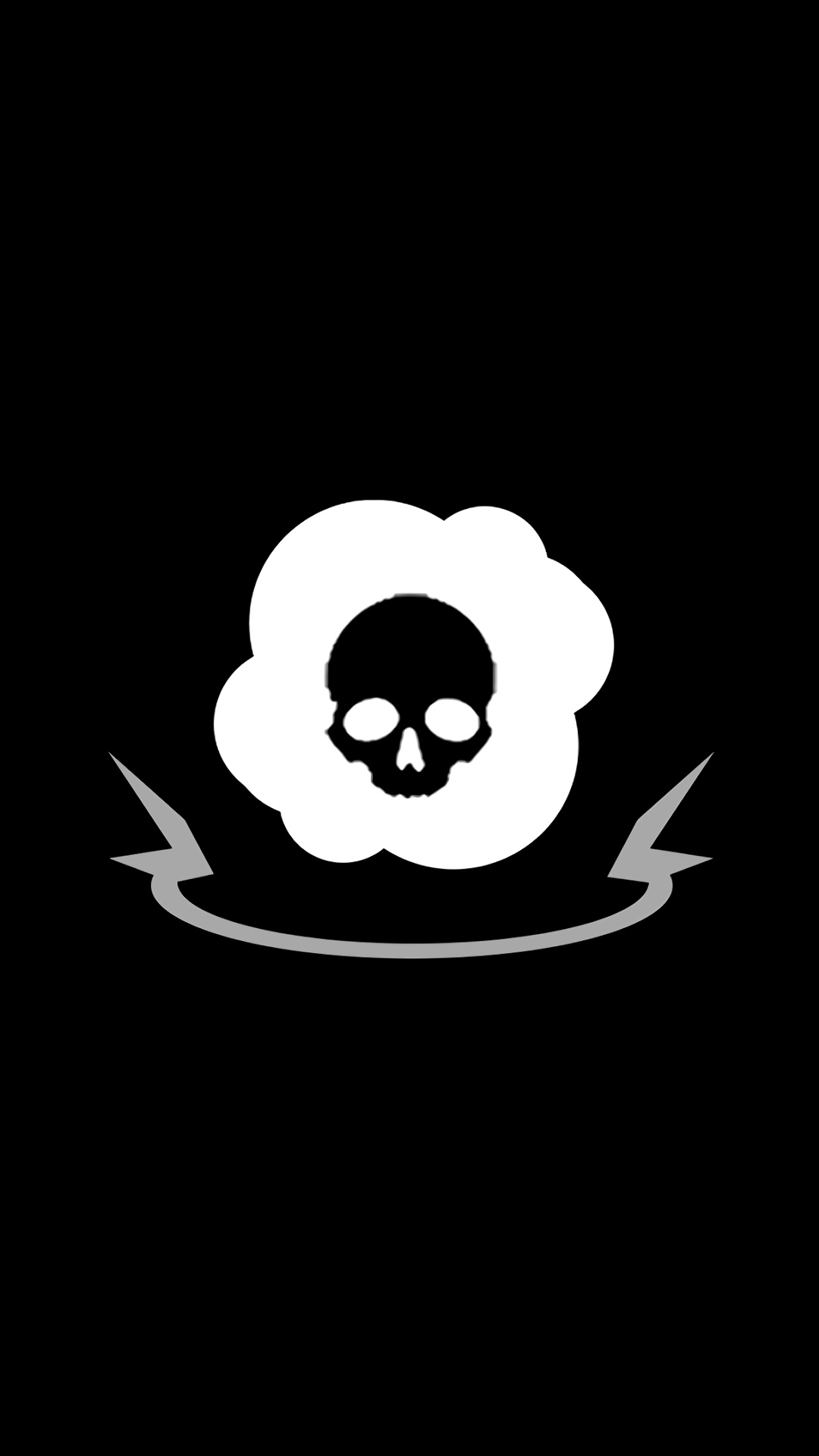 Caustic from Apex Legends minimalist logo HD Phone Wallpaper