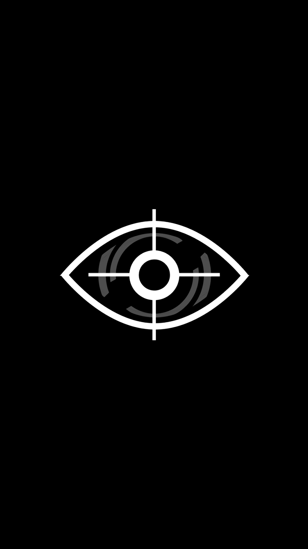 Bloodhound from Apex Legends minimalist eye logo HD Phone Wallpaper