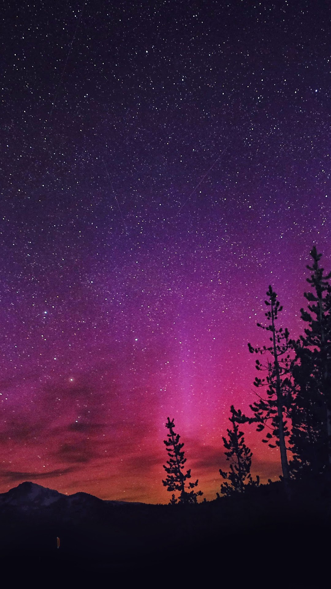Night Sky Stars Scenery HD Phone Wallpaper