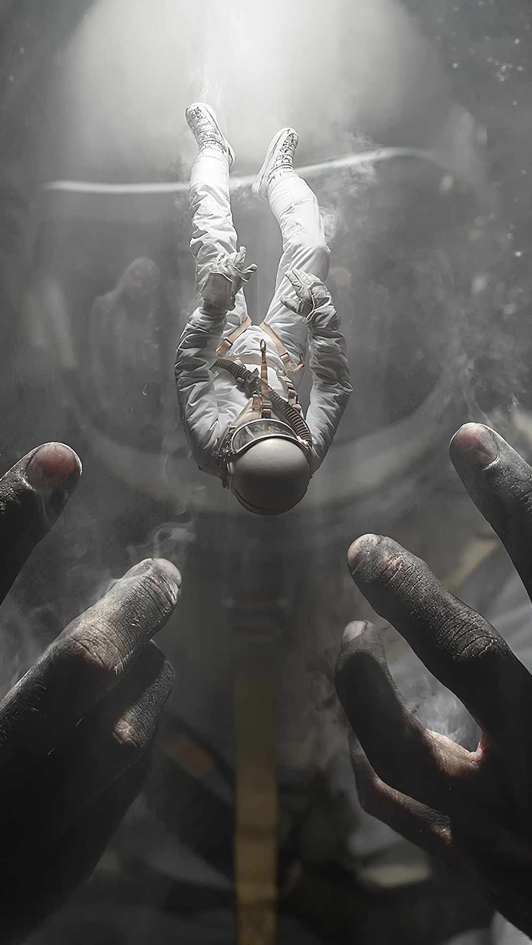 Astronaut falling in space HD Phone Wallpaper