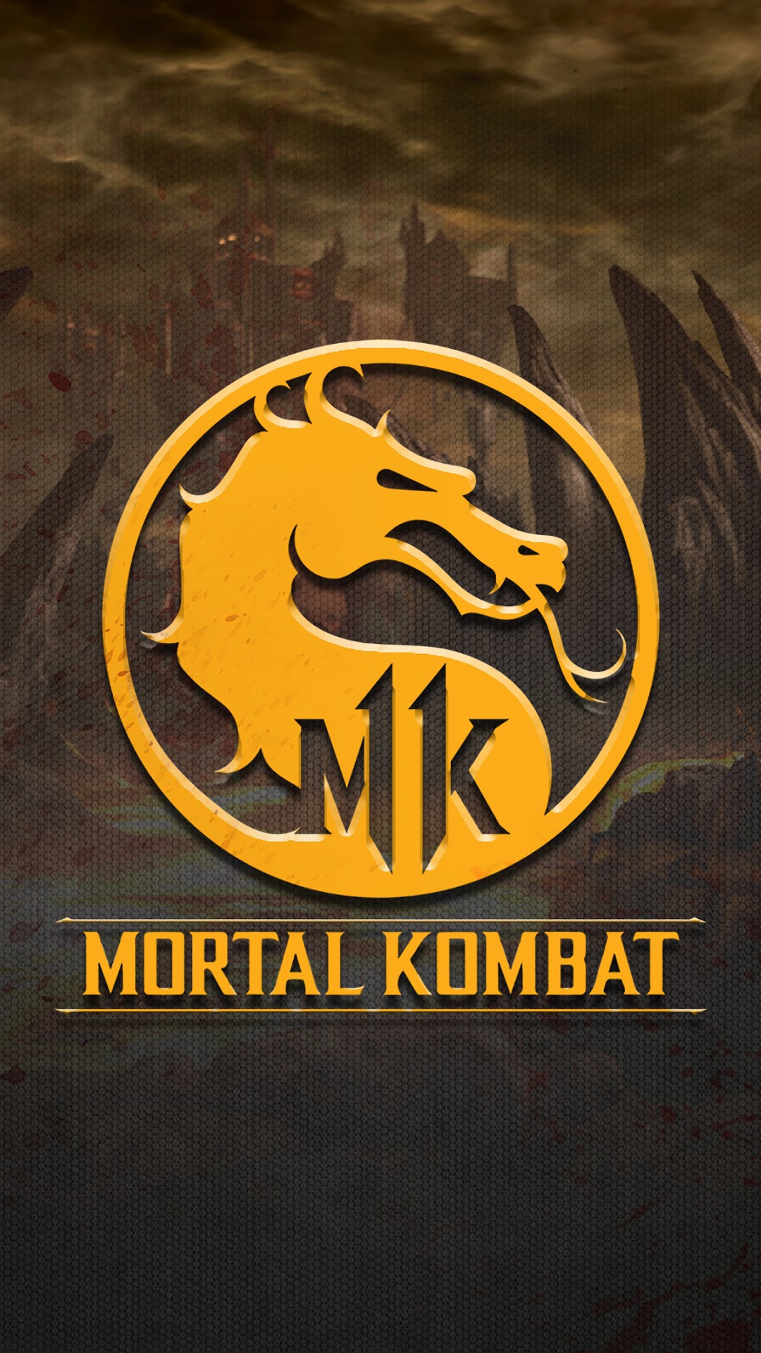 Mortal Kombat 11 logo HD Phone Wallpaper
