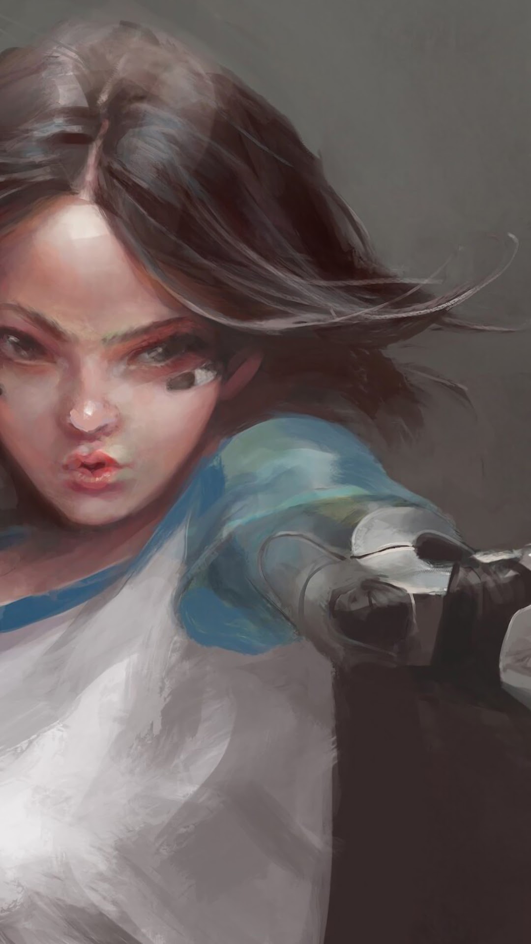 Alita from Alita: Battle Angel HD Phone Wallpaper