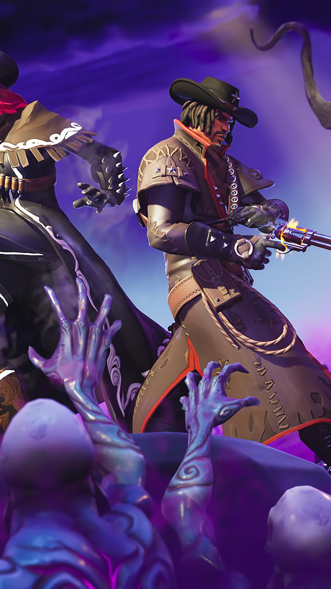 Deadfire and Calamity from Fortnite Battle Royale HD Phone Wallpaper