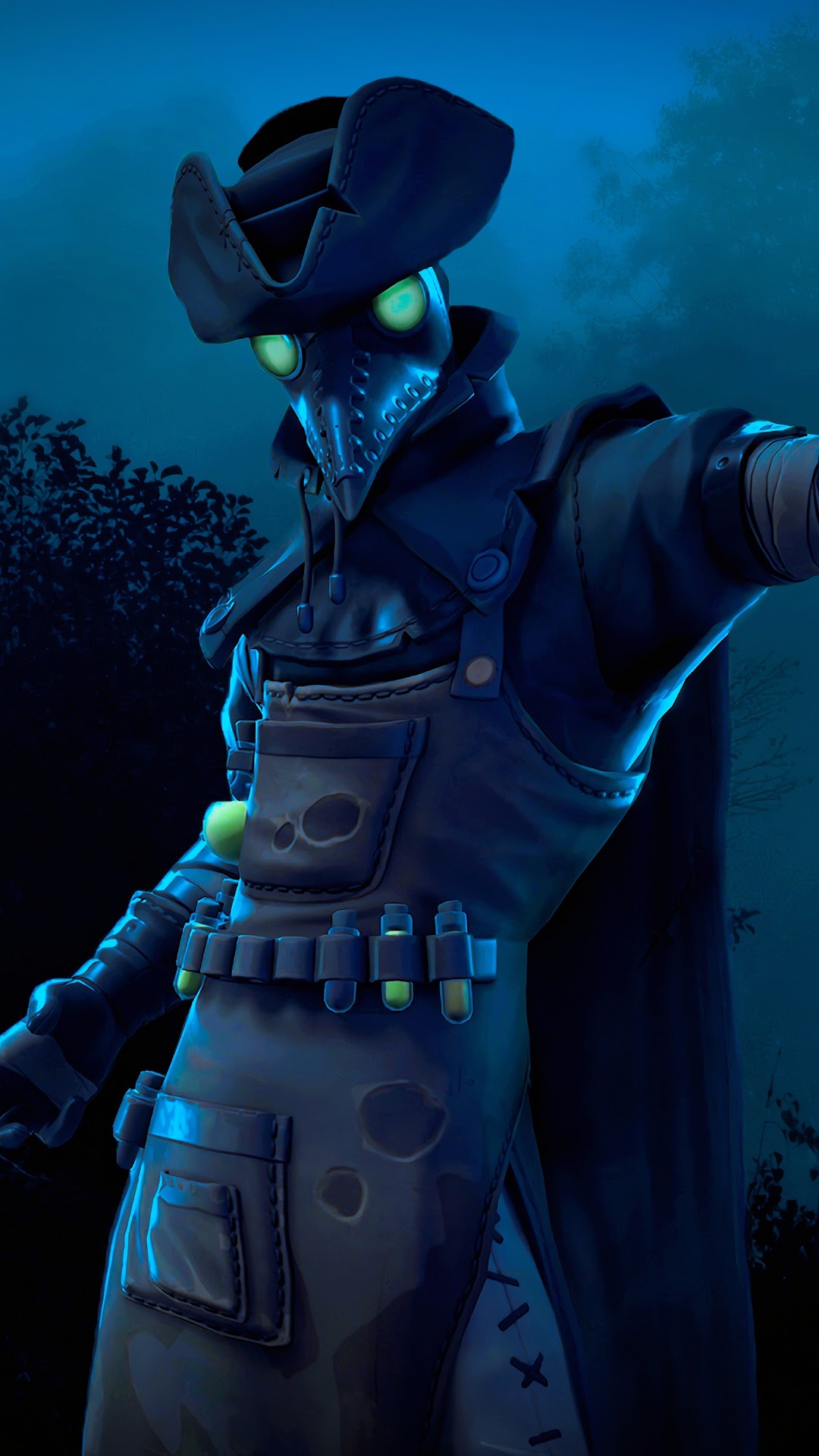 Plague Doctor Skin from Fortnite Battle Royale HD Phone Wallpaper