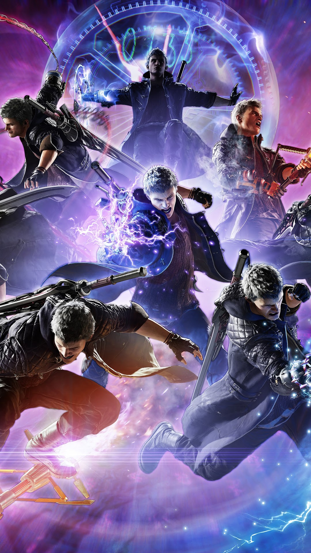Nero and Devil Breakers from Devil May Cry 5 HD Phone Wallpaper