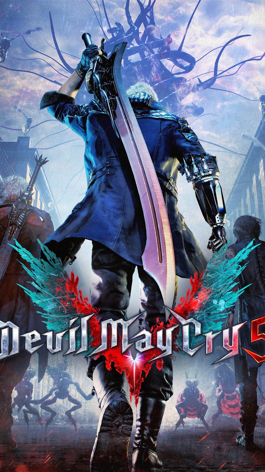 Nero from Devil May Cry 5 HD Phone Wallpaper