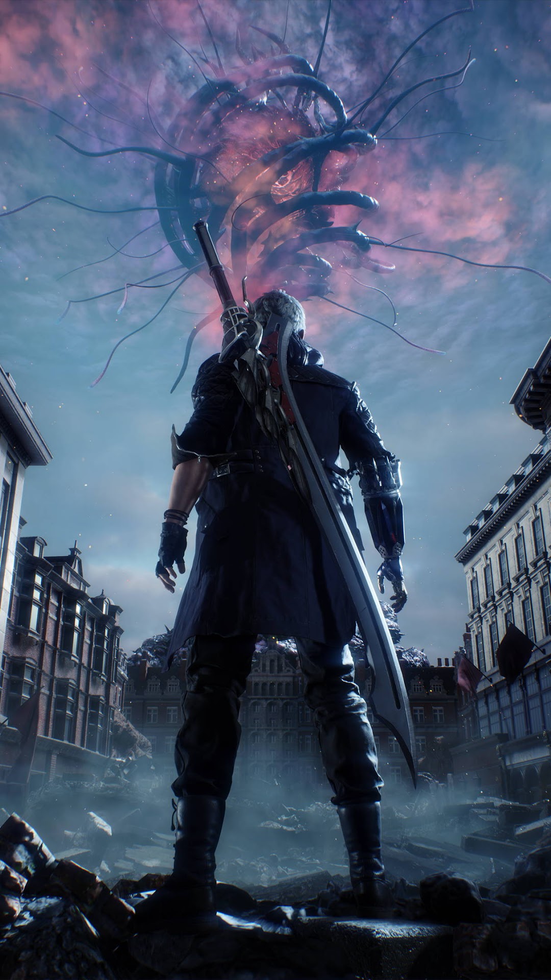 Nero from Devil May Cry 5 HD Phone Wallpaper