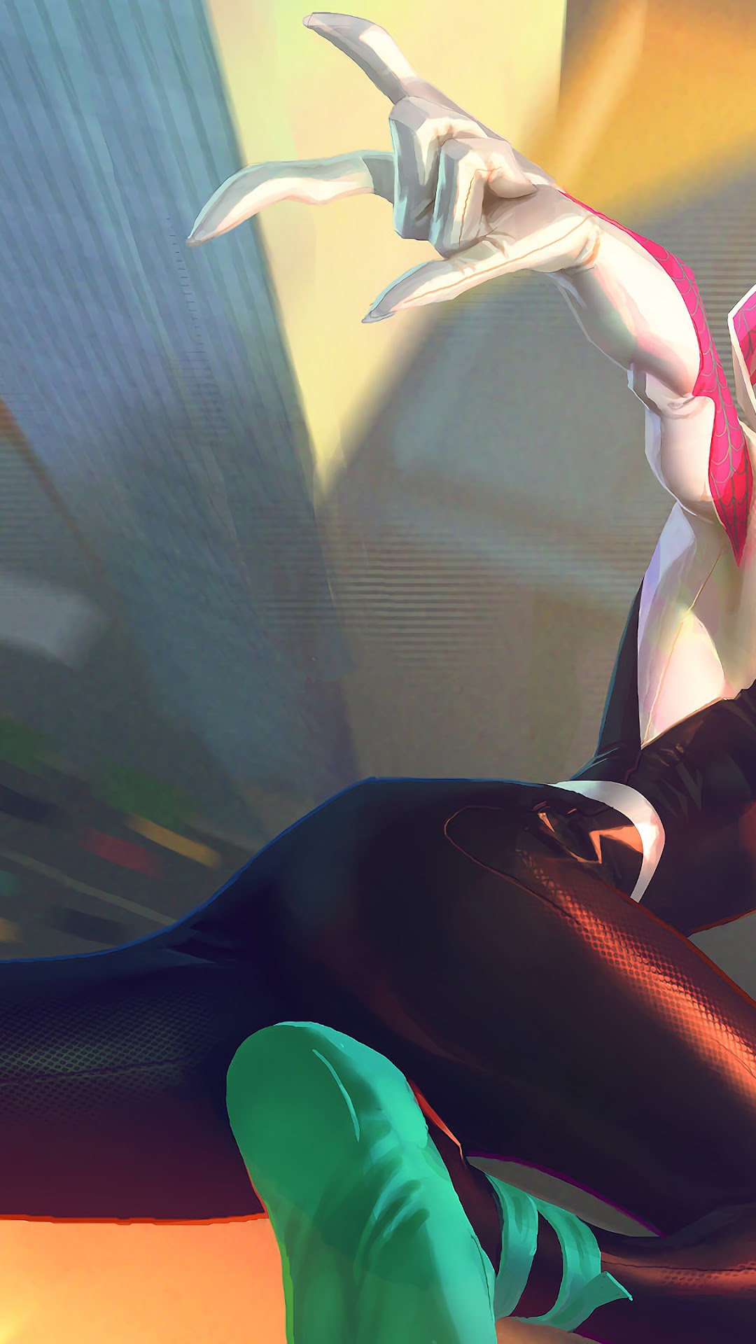 Spider-Gwen from Spider-Man: Into the Spider-Verse HD Phone Wallpaper
