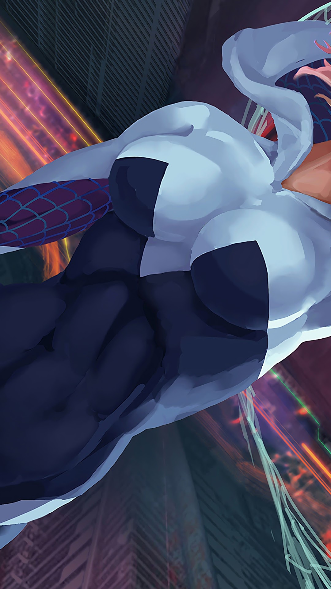 Spider-Gwen from Spider-Man: Into the Spider-Verse HD Phone Wallpaper