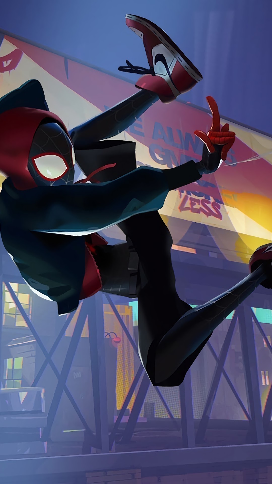 Miles Morales from Spider-Man: Into the Spider-Verse HD Phone Wallpaper
