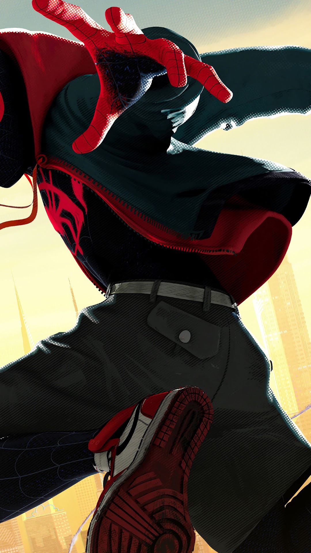 Miles Morales from Spider-Man: Into the Spider-Verse HD Phone Wallpaper