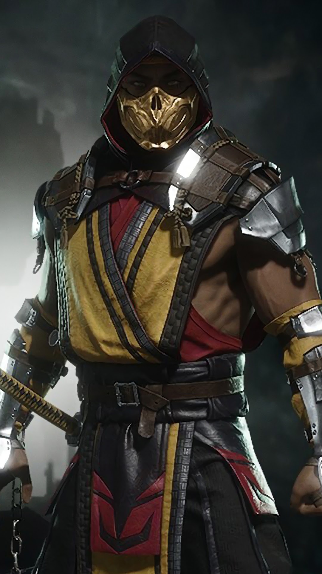 Scorpion from Mortal Kombat 11 HD Phone Wallpaper