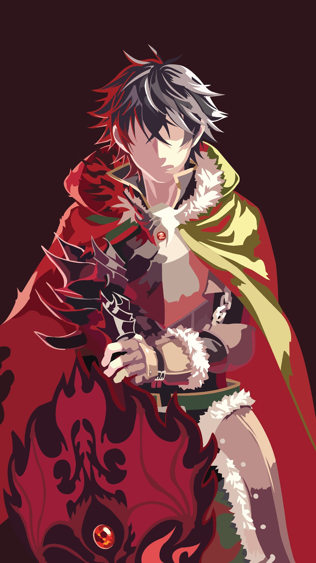 Naofumi Iwatani from The Rising of the Shield Hero HD Phone Wallpaper