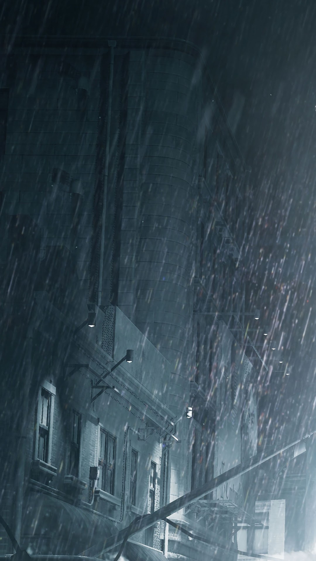 Leon Scott Kennedy from Resident Evil 2 in the rain HD Phone Wallpaper